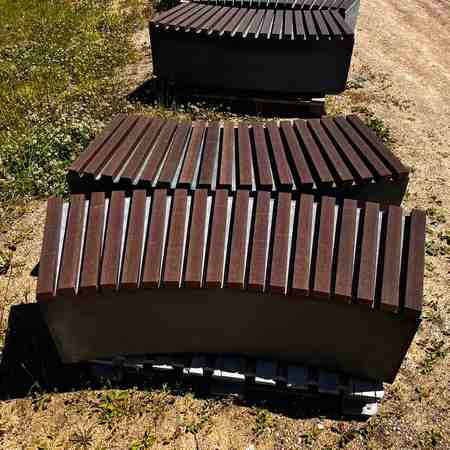 Скамейка из ДПК